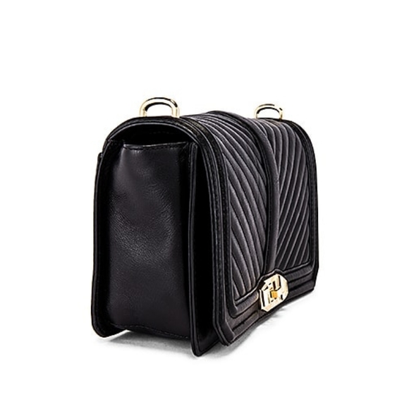 ๐คโค๏ธChevron Quilted Leather Rebecca ๐บ๐นMinkoff clutch with shoulder strap - Picture 10 of 17